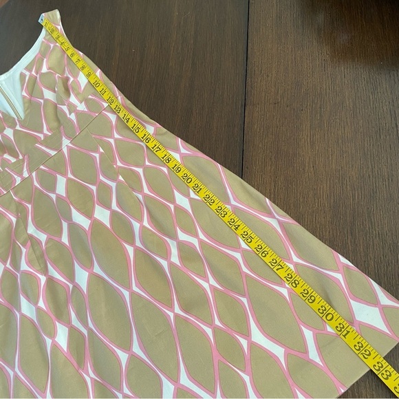 Trina Turk Mod Print Sleeveless Empire Mini Sheath Dress Size 2 - Picture 12 of 12